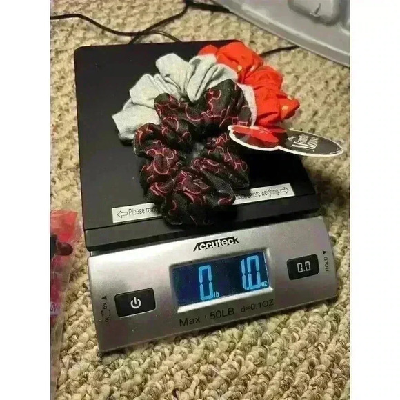 Disney Minnie Mouse 3-Pack Hair Scrunchies Set Multicolor Unisex - Picture 5 of 5